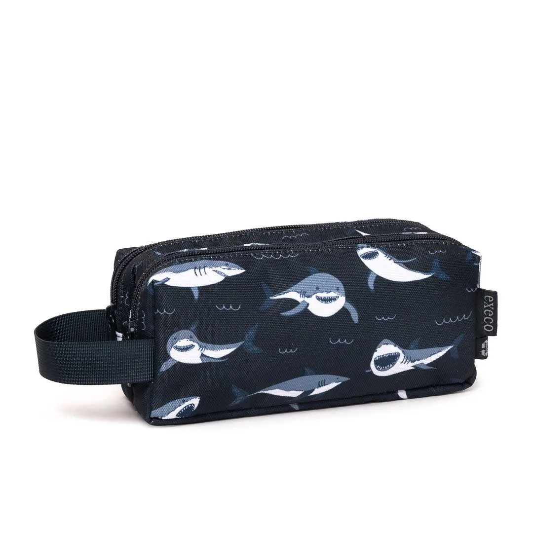 EXECO | SHARK 2 COMPARTMENTS PENCIL CASE