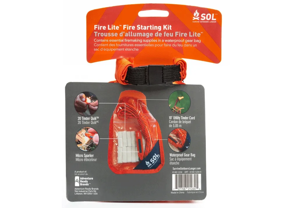 Fire Lite Kit in Dry Bag