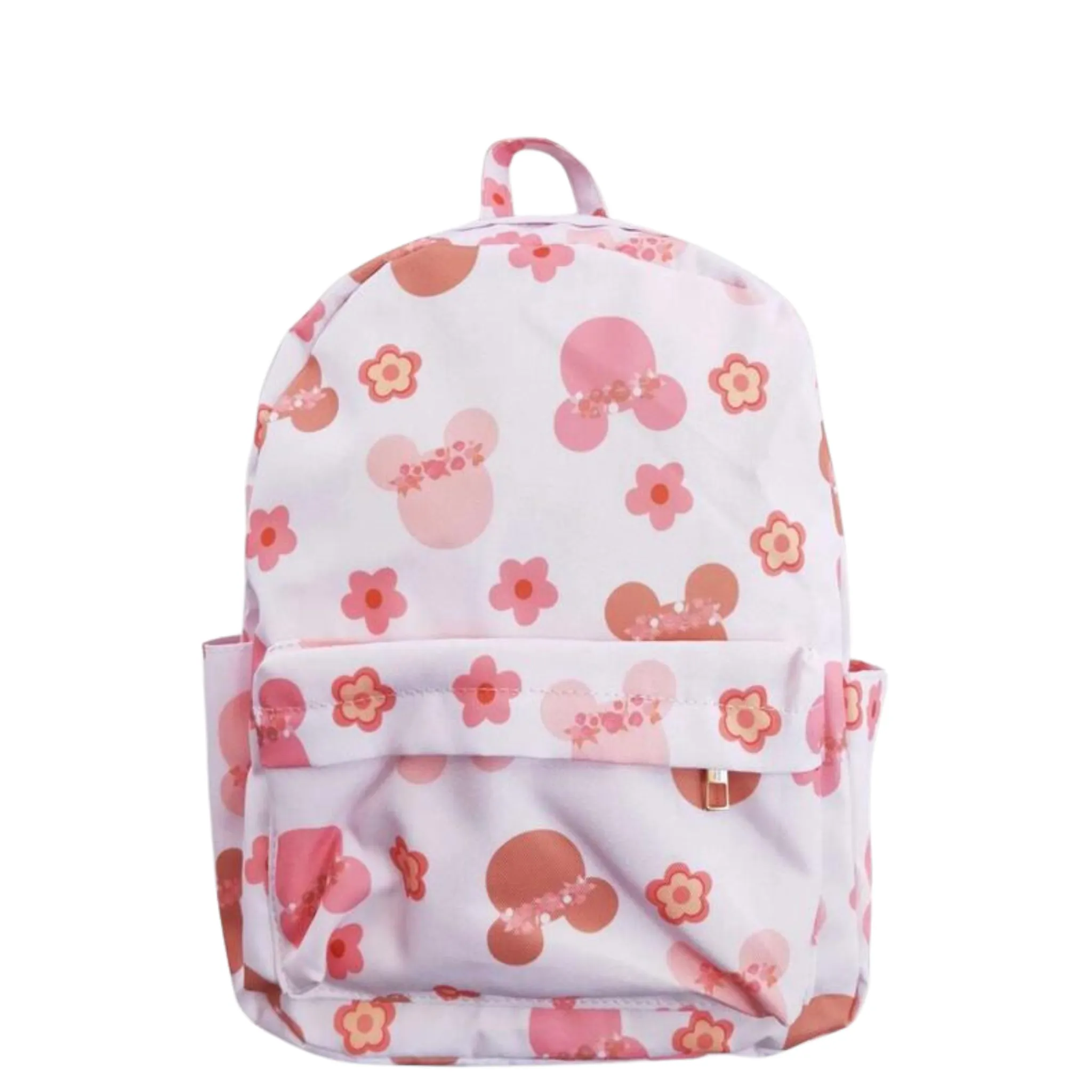 Floral Mouse Kids Girls Backpack