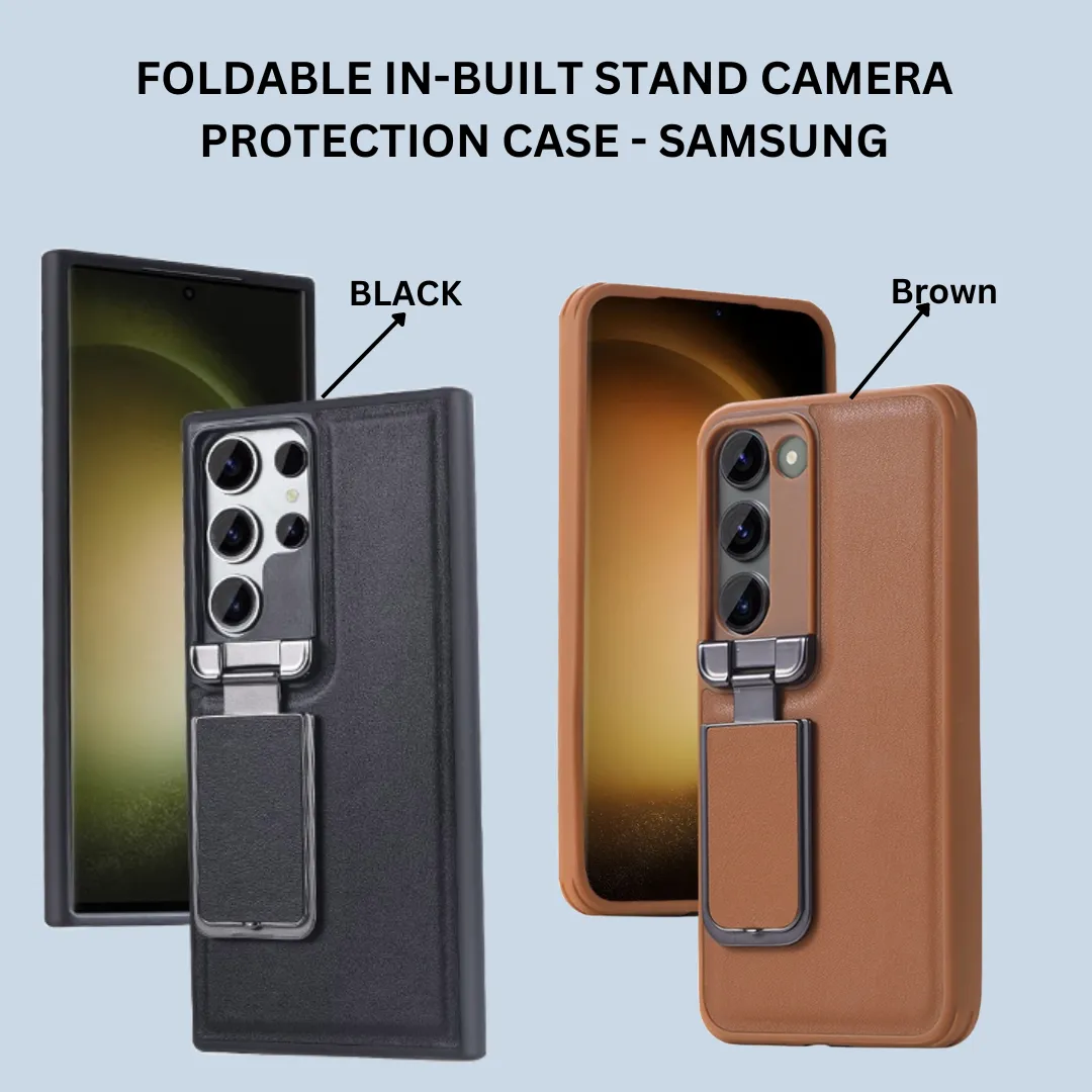 Foldable Stand Camera Protection Case - Samsung