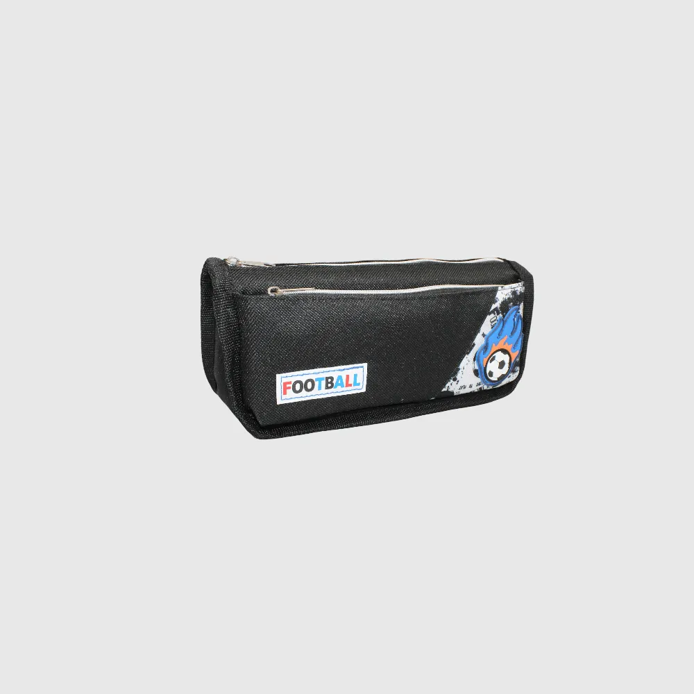 Football Black Pencil Case