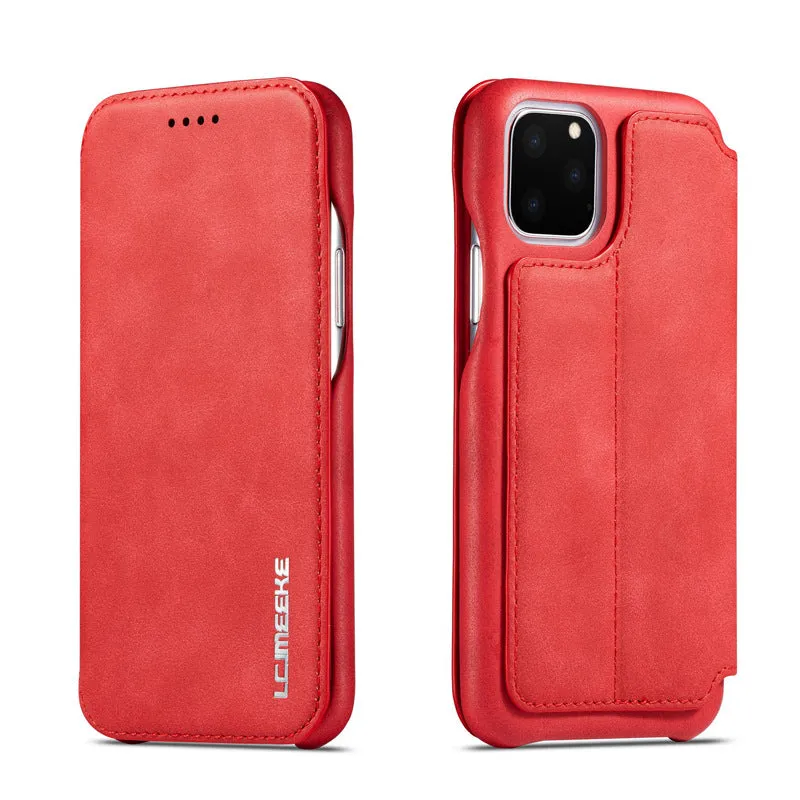 Frosted Business Phone Leather Case