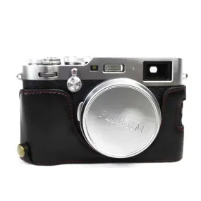 Fuji X100 / X100F / X100S leather protective case - Black