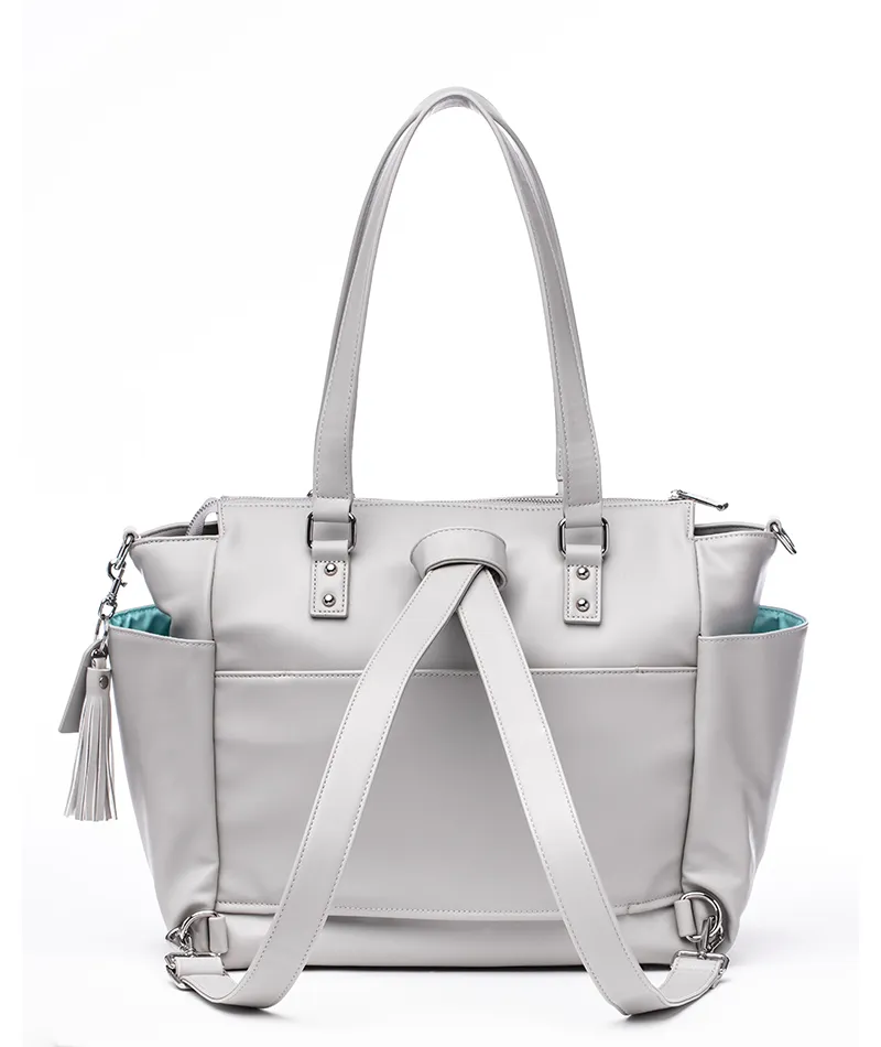 Gemini Convertible Backpack - Silver