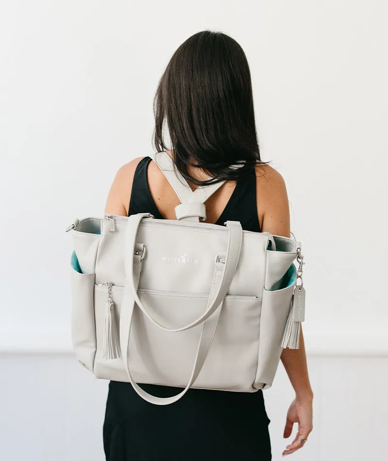 Gemini Convertible Backpack - Silver