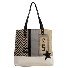 Globetrotter Patch Tote Bag