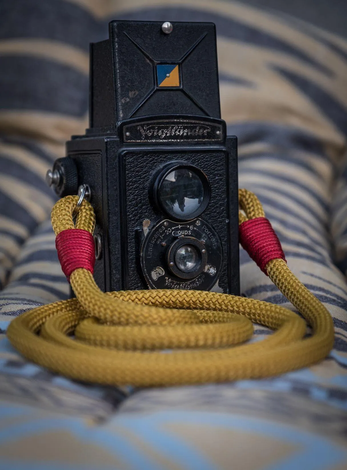 Gold Acrylic Camera Strap