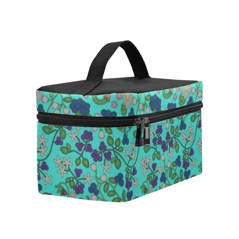 Grandmother Stories Turquoise Cosmetic Bag/Large