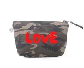 Green Camo Makeup Bag LOVE NEW