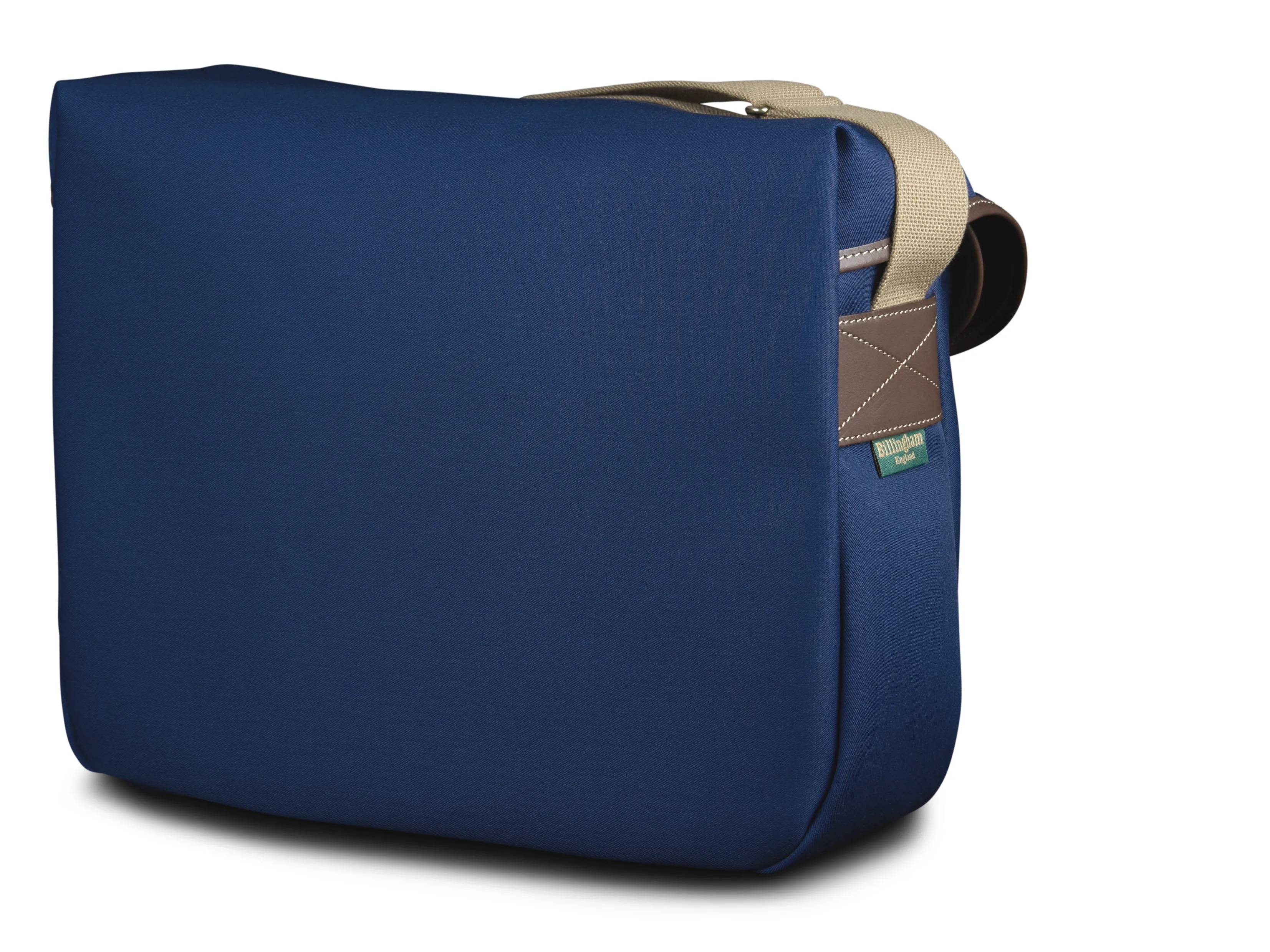 Hadley Large Camera Bag - Navy Canvas / Chocolate Leather