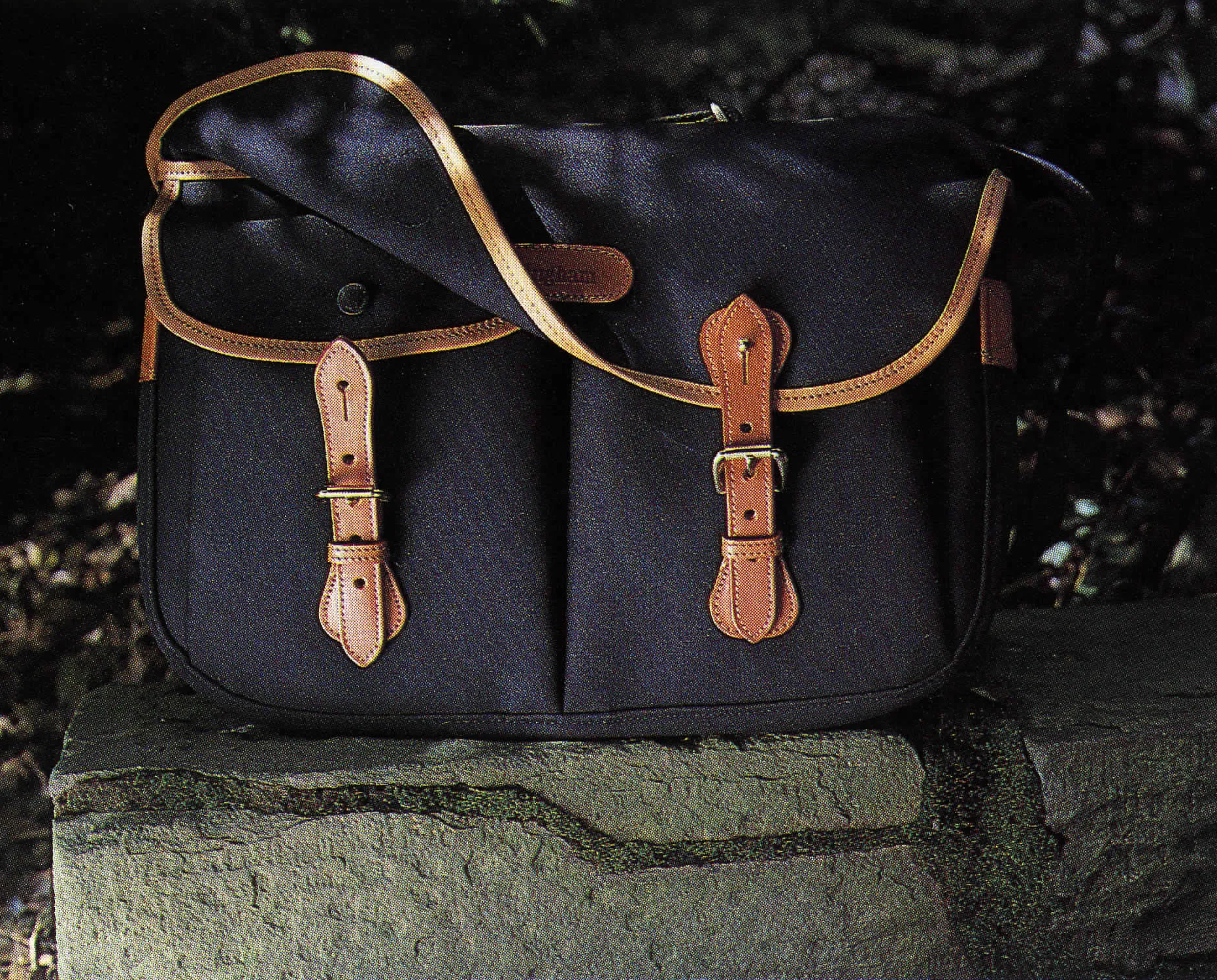 Hadley Video - Black Canvas / Tan Leather