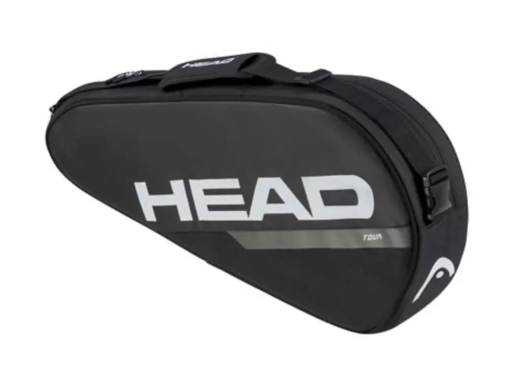 Head Tour Tennis Unisex 3-4 Racket Bag (Black/White)