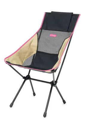 Helinox Sunset Chair - Black/Khaki/Purple Colour Block