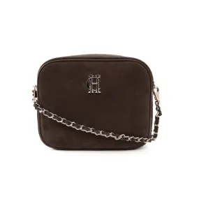 Holland Cooper Soho Ladies Camera Bag - Chocolate Suede