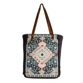 Homestyle Warmth Embroidered Tote Bag