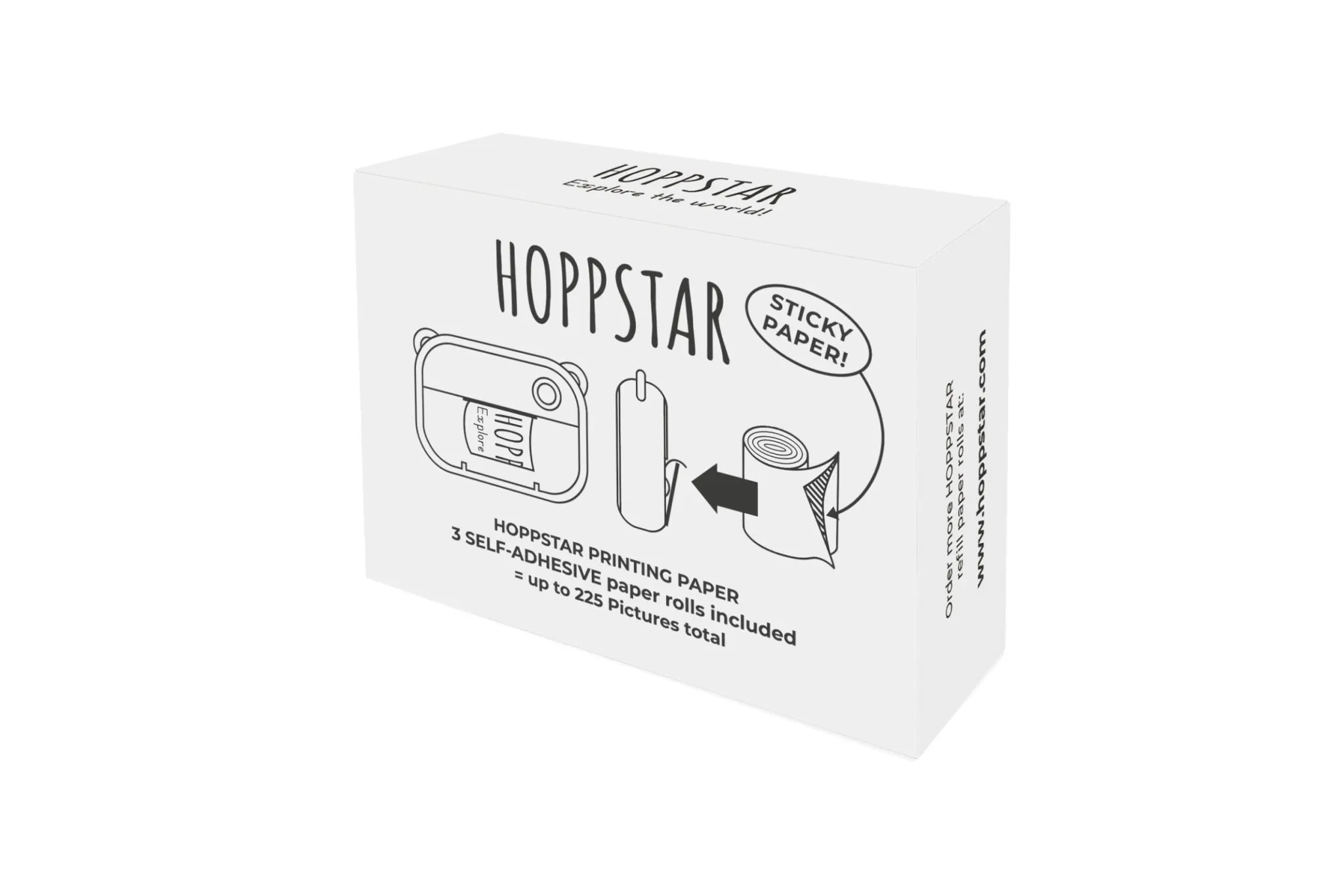 Hoppstar 3 Packs Self Adhesive Printing Paper