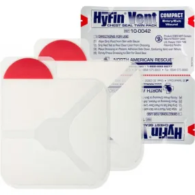 Hyfin Vent Compact Chest Seal Twin Pack