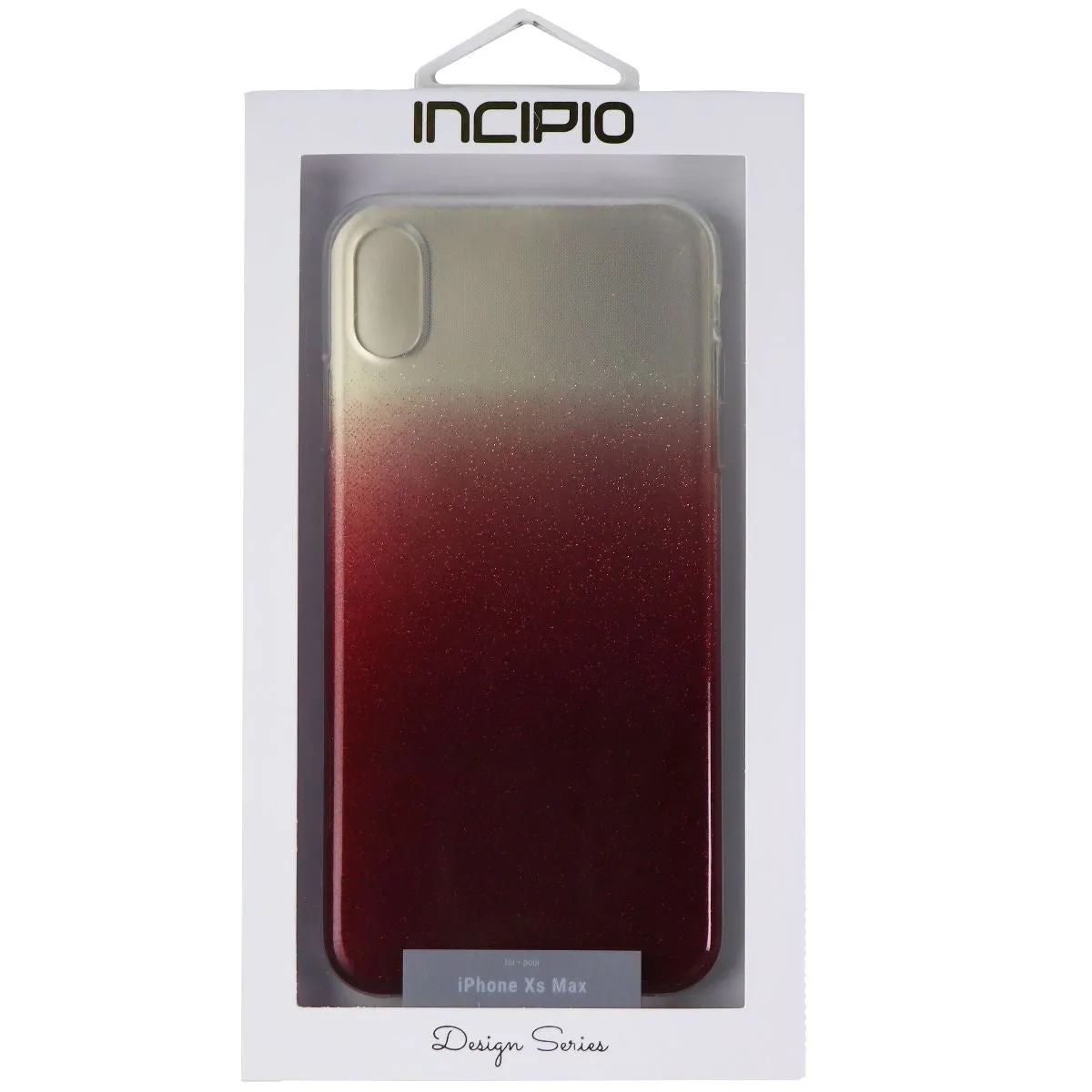 Incipio Design Series Protective Case for iPhone XS Max - Cranberry Sparkler