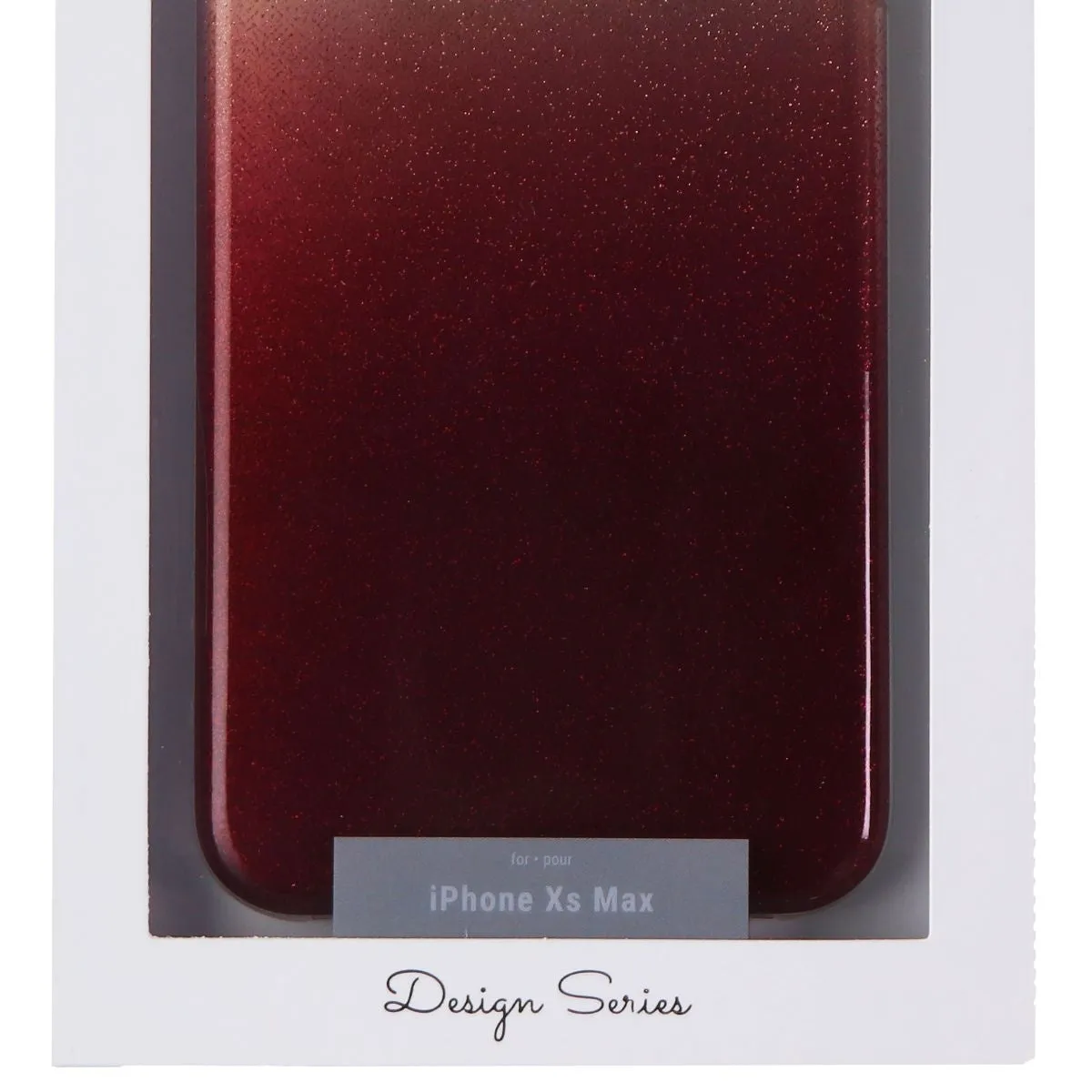 Incipio Design Series Protective Case for iPhone XS Max - Cranberry Sparkler