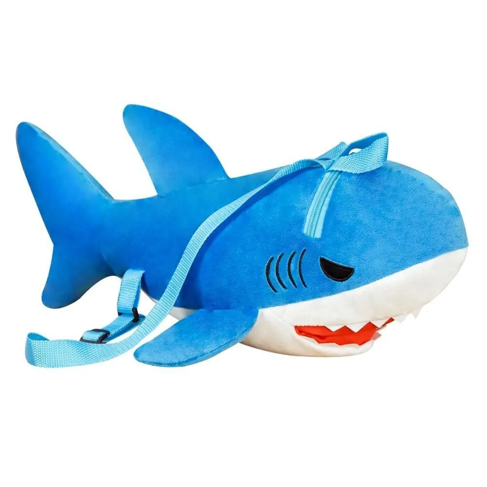 Kawaii Great White Shark Plush Backpack - Kawaii Bag