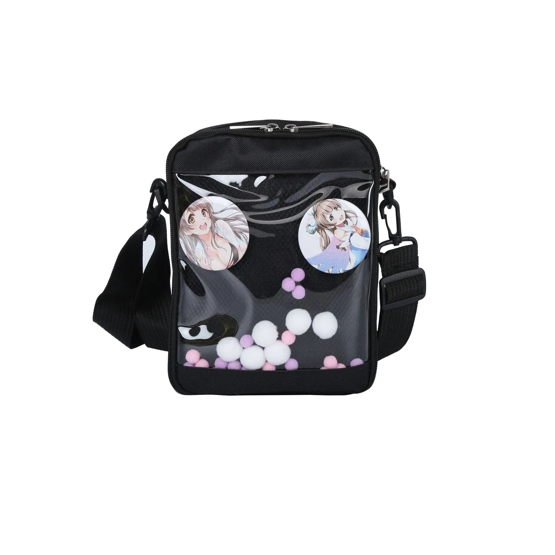 Kawaii ITA PU Cross Body Plush Bag - Kawaii Bag