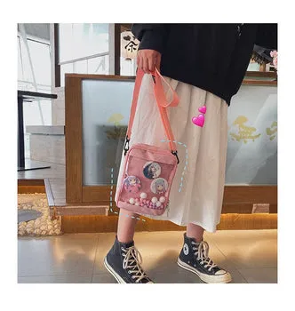 Kawaii ITA PU Cross Body Plush Bag - Kawaii Bag