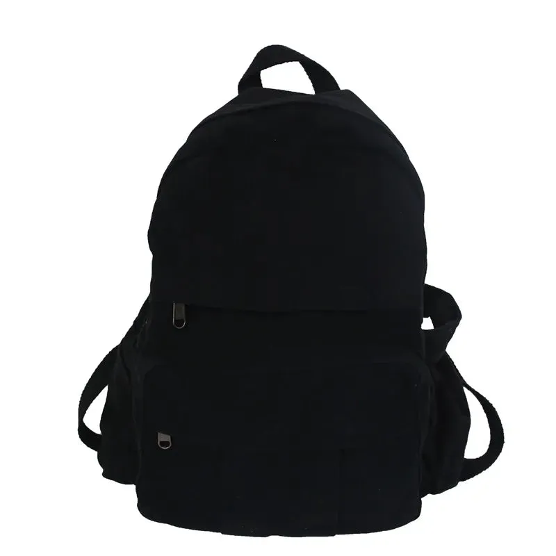 Large Canvas School Backpack