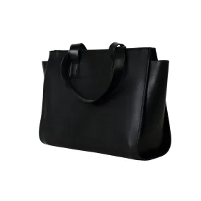 Leather Tote Black Mod 126