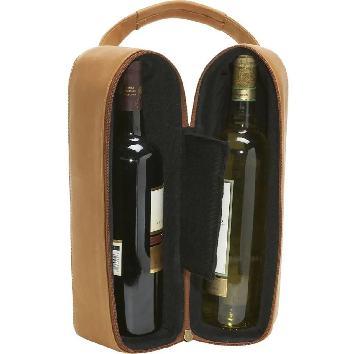 LeDonne Leather 2 Bottle Wine Tote