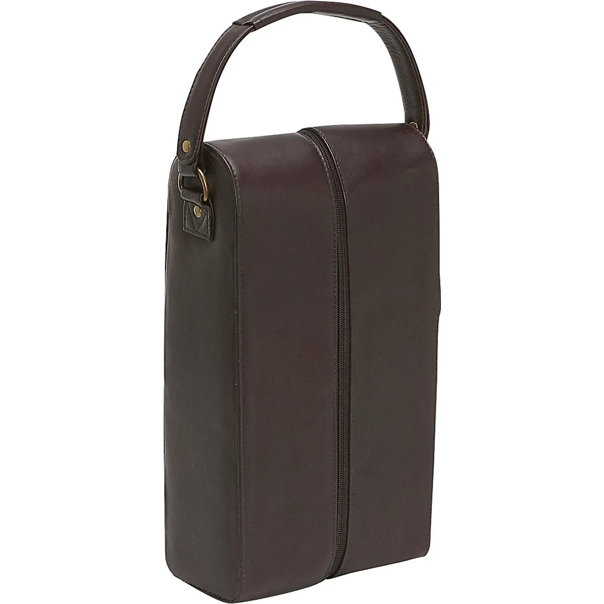 LeDonne Leather 2 Bottle Wine Tote