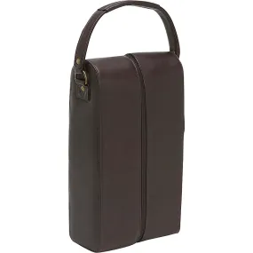 LeDonne Leather 2 Bottle Wine Tote