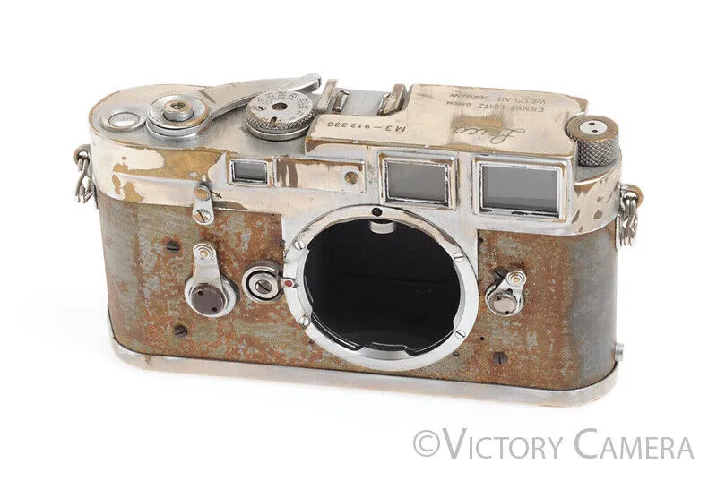 Leica M3 DS Double Stroke Distressed 35mm Film Camera Body -Cool-