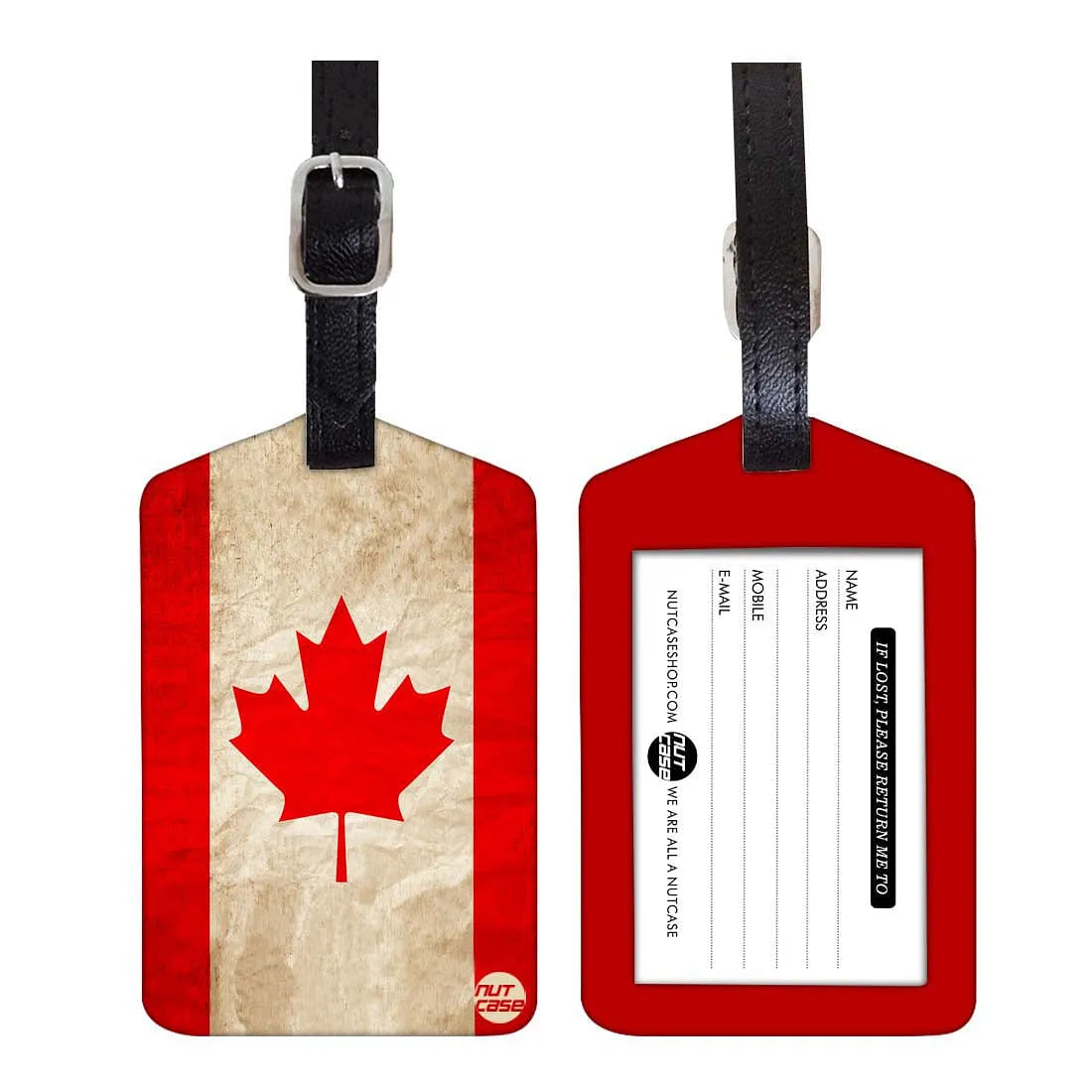 Luggage Tags Set Of 2 -  CANADA