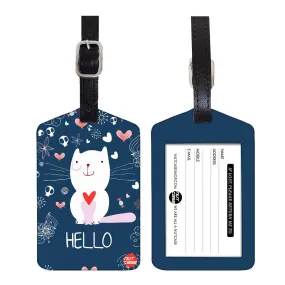 Luggage Tags Set Of 2 -  CUTE KITTY