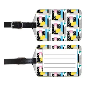 Luggage Tags Set Of 2 -  Pastel Abstract