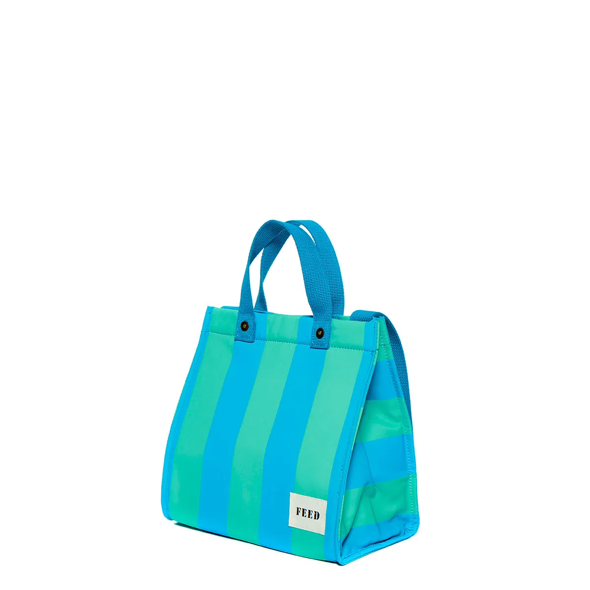 Lunch Bag Blue Cabana Stripe