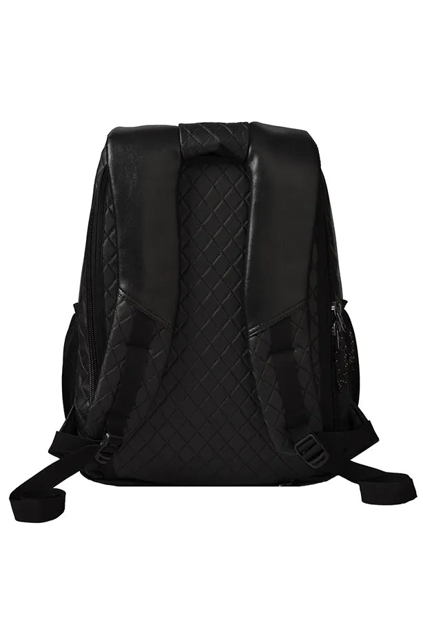 Luxur 25L Black Anti-theft Laptop Backpack with raincover