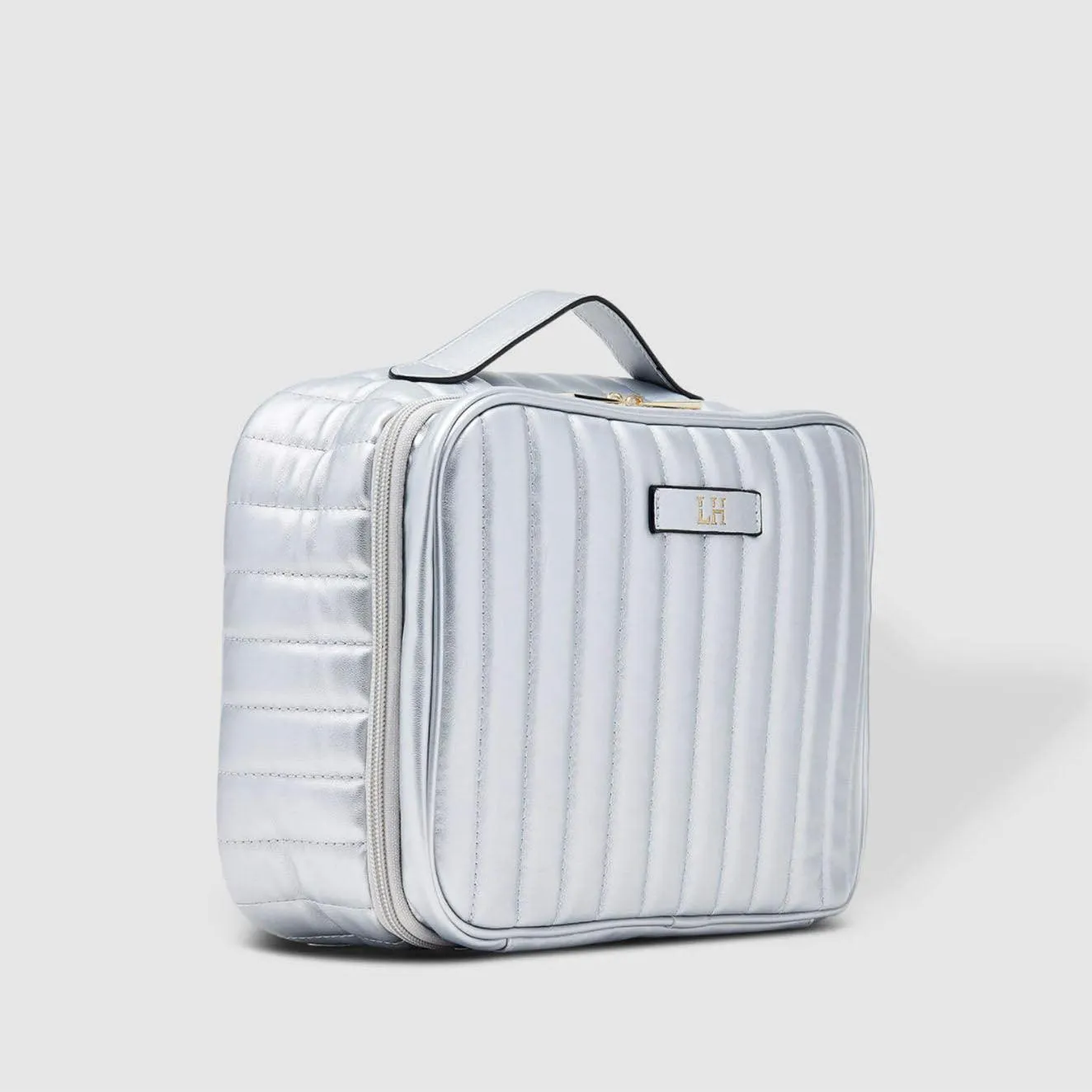 Maggie Cosmetic Case | Silver