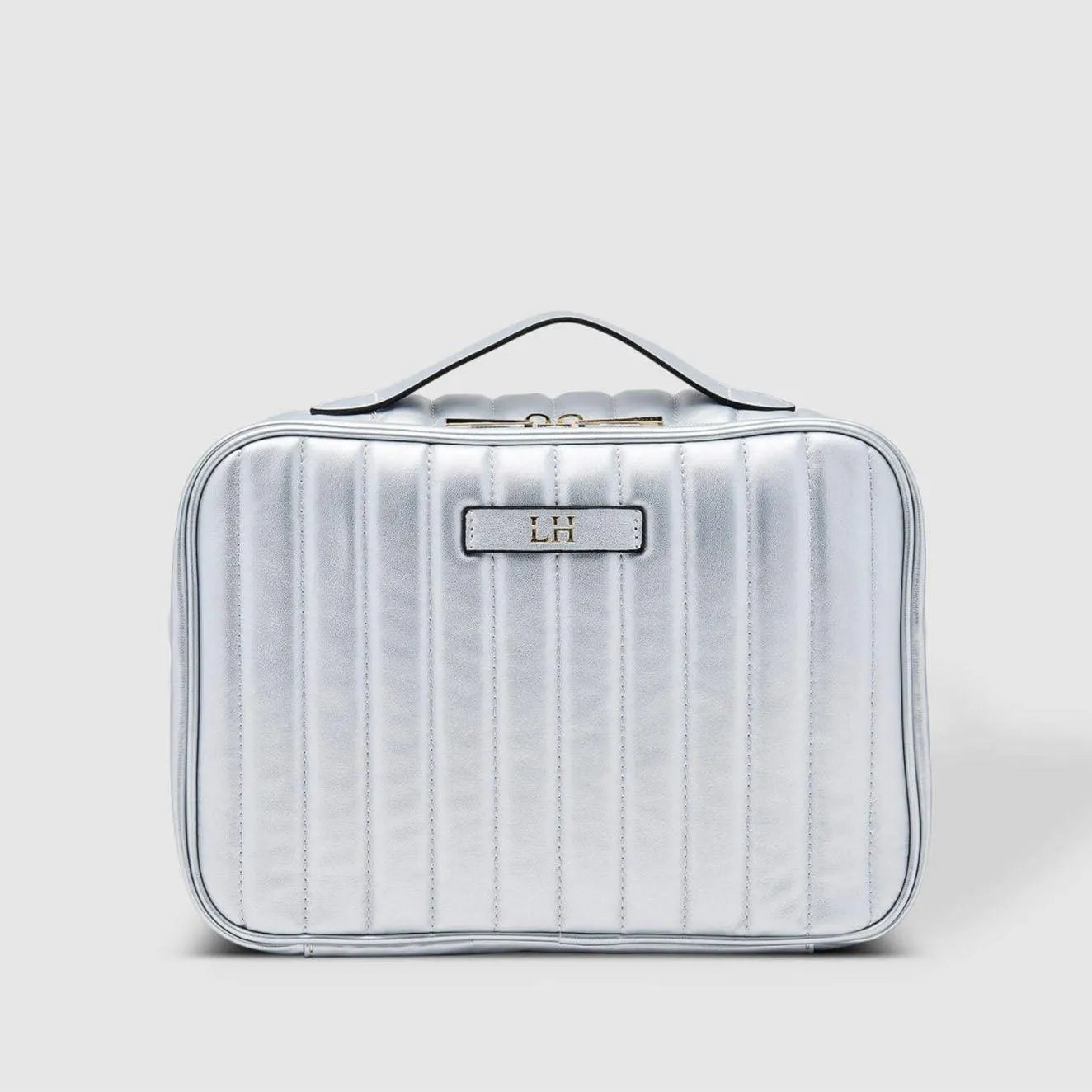 Maggie Cosmetic Case | Silver