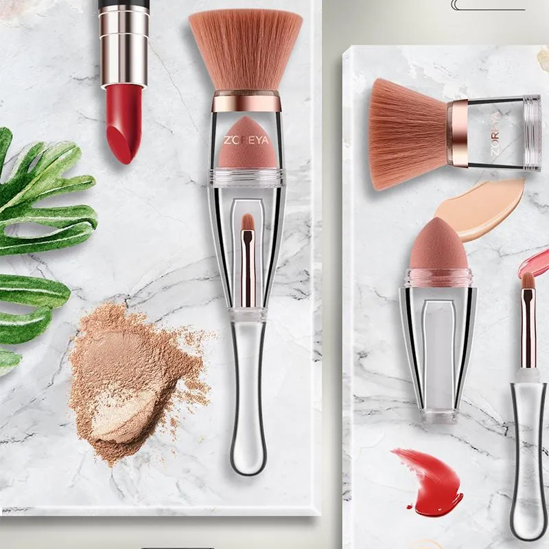 Make-up brush set 3-in-1 - perfect for make-up enthusiasts