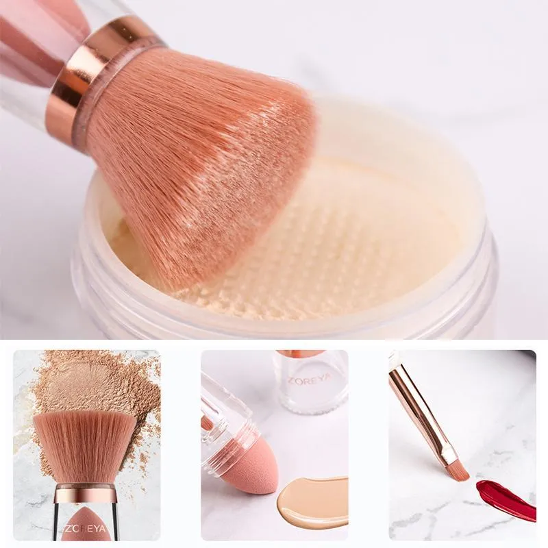 Make-up brush set 3-in-1 - perfect for make-up enthusiasts