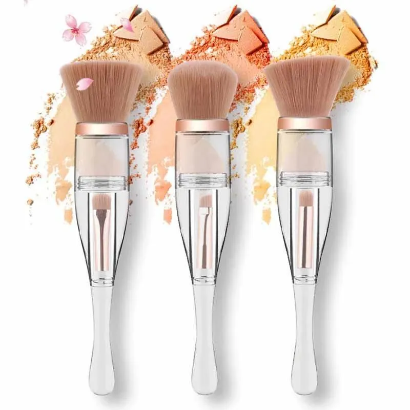 Make-up brush set 3-in-1 - perfect for make-up enthusiasts