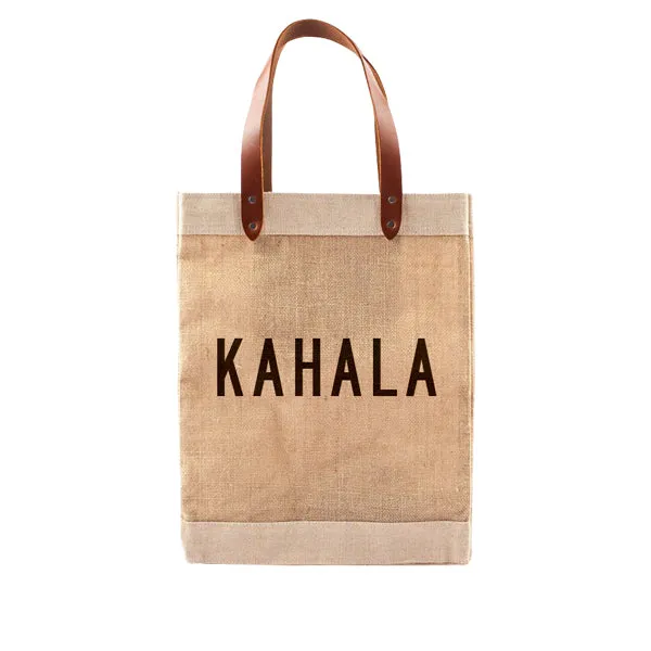 Market Tote Kahala (Black Lettering)