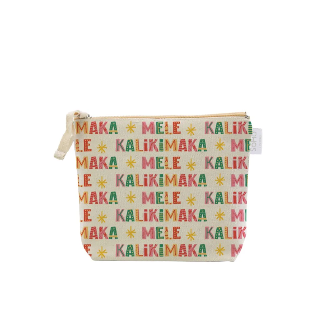 Mele Kalikimaka Cute Plain Cosmetic Bag, Small