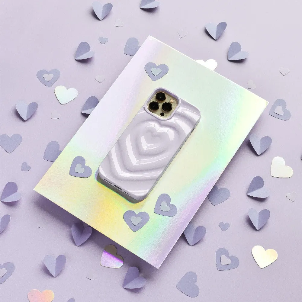 Melting Heart Phone Case - Lilac