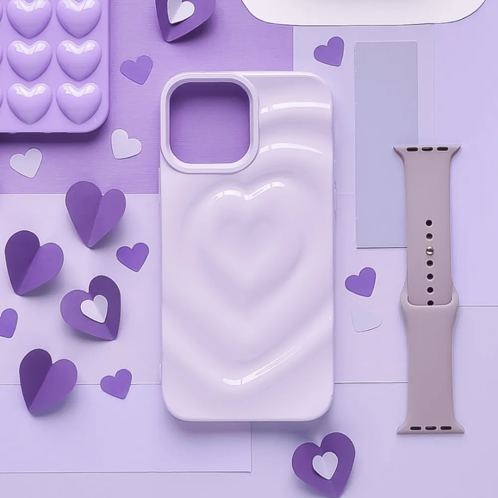 Melting Heart Phone Case - Lilac