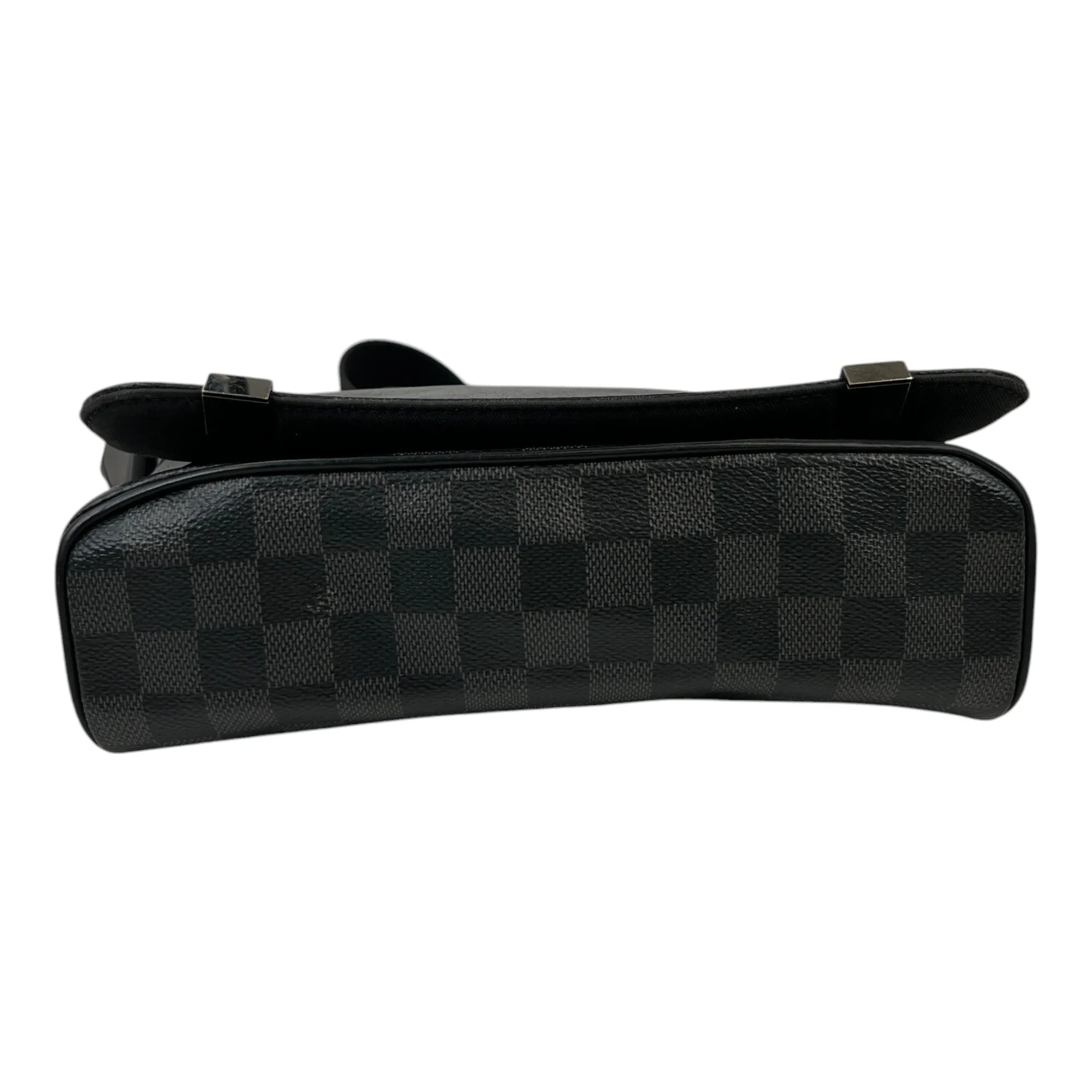 Men's District Damier Messenger Bag Black