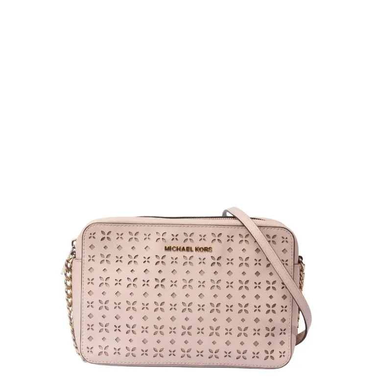 Michael Kors Jet Set Perforated Crossbody Bag