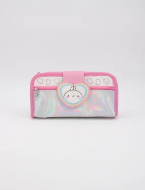 Molang Rainbow Heart Pencil Case