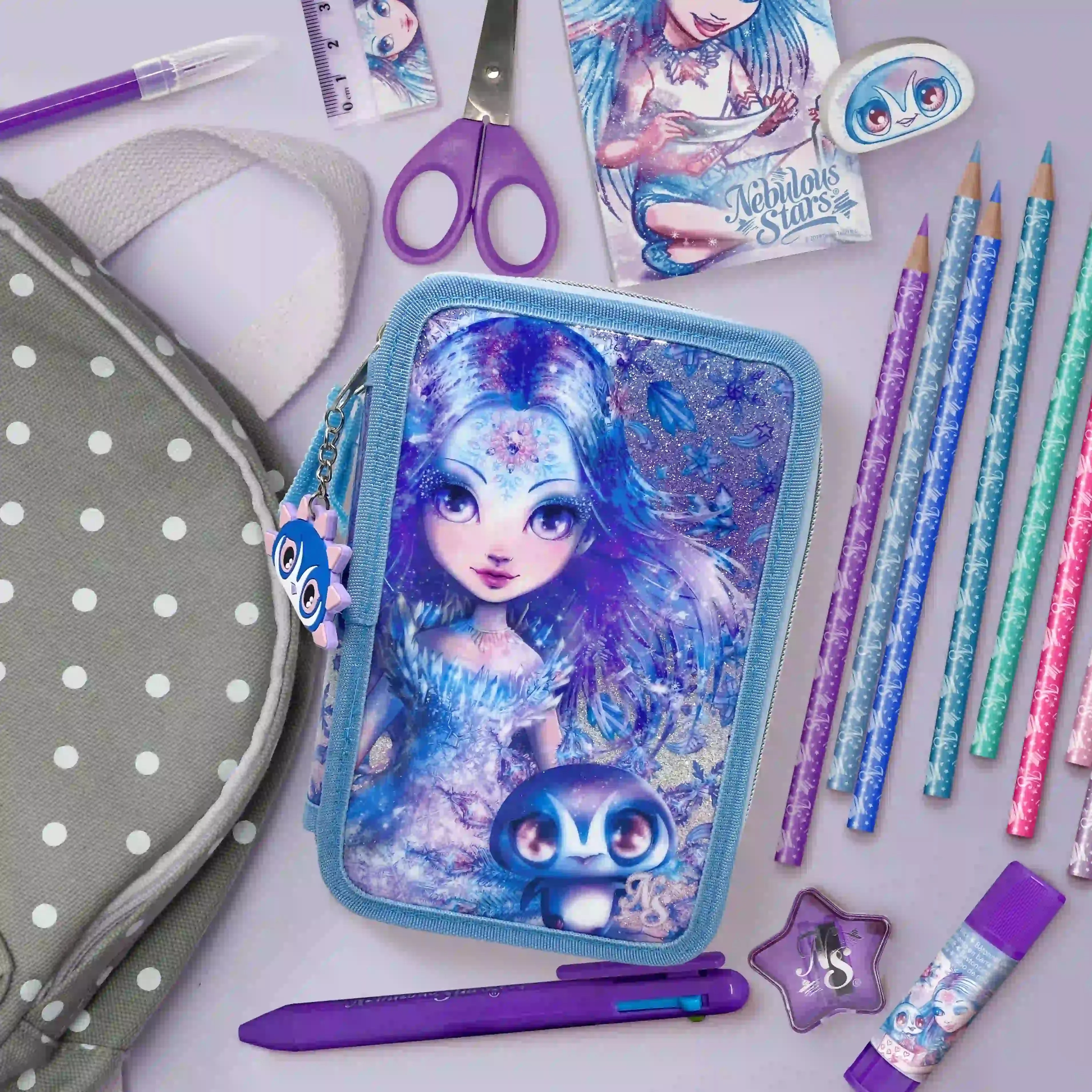 Nebulous Stars 3 Tier Pencil Case - Iceana